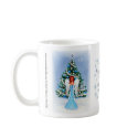 "Angel of White Christmas" mugs