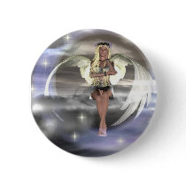 Angel on a Cloud Pin