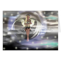 Angel on a Cloud Card