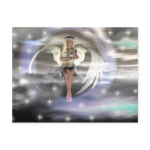 Angel on a Cloud Postcard