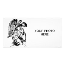 Angel on any colour photo card