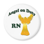 Angel on Duty Magnets
