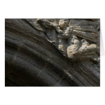 Angel on Santiago de Compostela Cathedral Card
