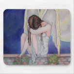 Angel on the Balcony Mouse Pads