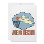 Angel On The Court Personalized Invitations