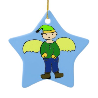 Angel Ornament (HARK!) by zerothirteen