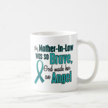 Angel Ovarian / Cervical Cancer Coffee Mug