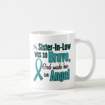 Angel Ovarian / Cervical Cancer Mugs