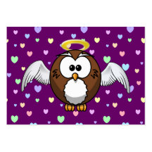 angel owl business card templates