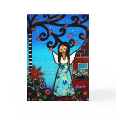 ANGEL PAINTING NOTECARDS by prisarts