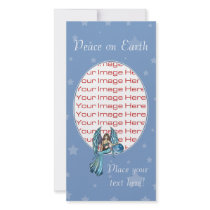 Angel Photo Card Template Holiday Photo Card