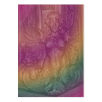 angel pink abstract