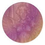 Angel pink abstract stickers