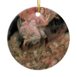 Angel Piping to Souls in Hell by Evelyn De Morgan Christmas Ornaments