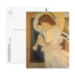 Angel Playing a Flageolet by Burne Jones Post Card