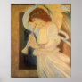 Angel Playing a Flageolet by Burne Jones Print