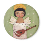 Angel Playing the Guitar magnets