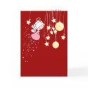Angel Playing With Christmas Ornaments cards