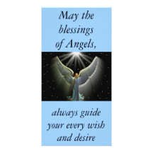 Angel Power Photo card Bookmark
