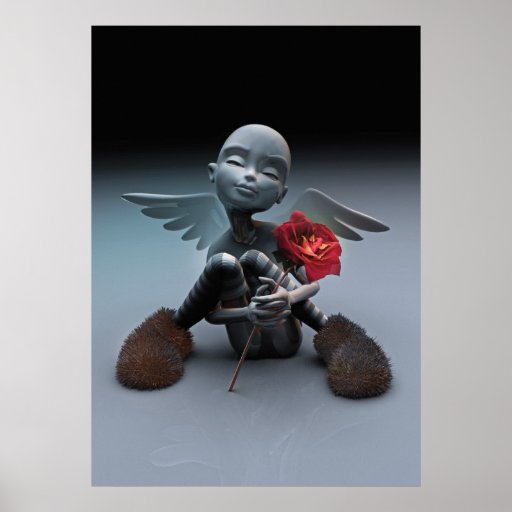 angel&rose poster