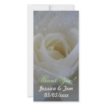Angel Rose Wedding Photo Card