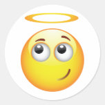 Angel Round Sticker