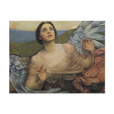 Angel sense of sight postcard by Angels_Love_Gifts