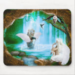 Angel Shower mousepads