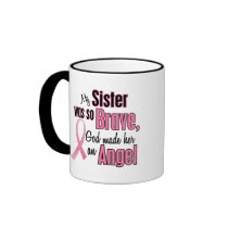 Angel SISTER Breast Cancer T-Shirts & Apparel Mugs