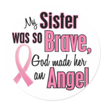 Angel SISTER Breast Cancer T-Shirts & Apparel