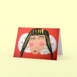 ANGEL SLEEPING GREETING CARD