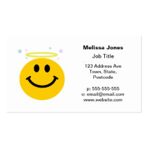 Angel Smiley face Business Card Templates