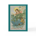 Angel Snow Scene Christmas Card