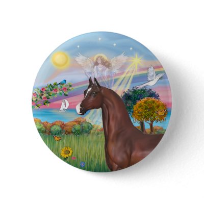 Angel Star- Brown Arabian Horse by heartsonggallery