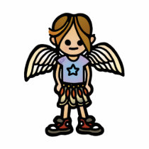 angel statuary. acrylic cut outs