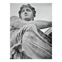 Angel statue personalised announcement
