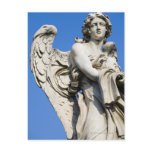 Angel statue, Ponte Sant'Angelo, Rome, Italy Postcard