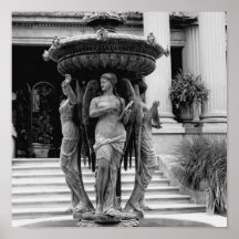 Angel Statue Print
