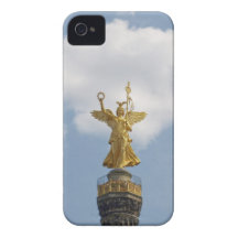 Angel Statue Tiergarten Park Berlin Germany iPhone 4 Case-Mate Cases