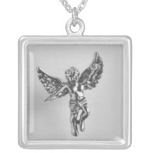 Angel Sterling Silver Necklace