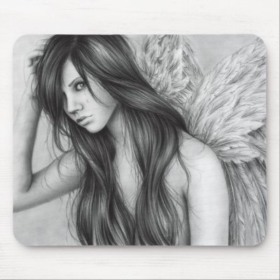 Angel Tears Mousepad by zindyzone