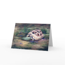 Angel Tortoise Blank Card