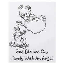Angel Tots - Birth Announcement Full Color Flyer