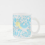 Angel Turtle Floral Pattern Mugs