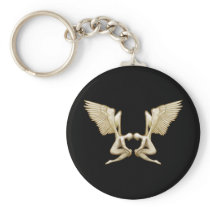 Angel Twins keychains