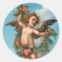 Angel Valentines Day Stickers