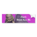 Angel Violet Charms Bumper Sticker bumper stickers
