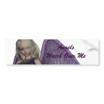Angel Violet Charms Bumper Sticker