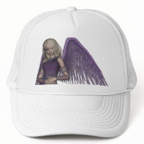 Angel Violet Charms Hat