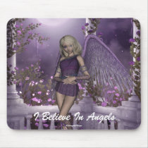 Angel Violet Charms Mousepad